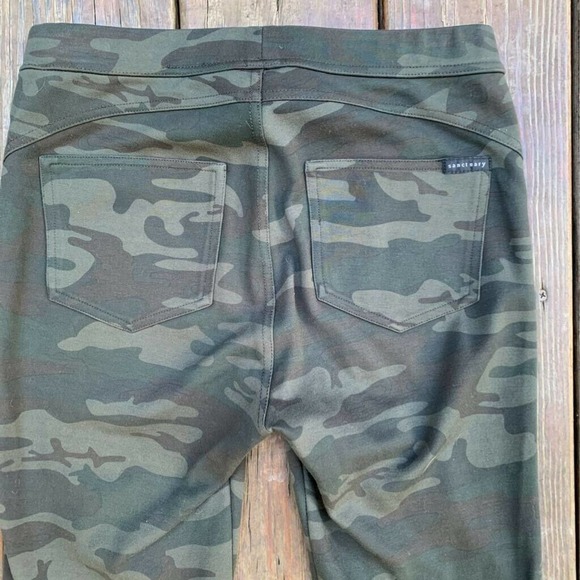 Sanctuary x Anthropologie Womens Grease Leggings Green Gray Camouflage Stretch S - Picture 4 of 7